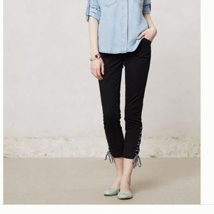 Anthropologie Cartonnier Brixton Lace-up Pants.